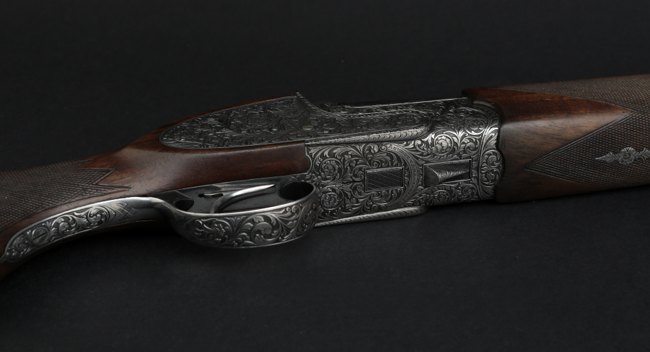 AYA FINE GUNS MODEL EXCELSIOR OVER UNDER SHOTGUN SIDELOCK